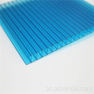 Placa oca de policarbonato transparente de 10 mm